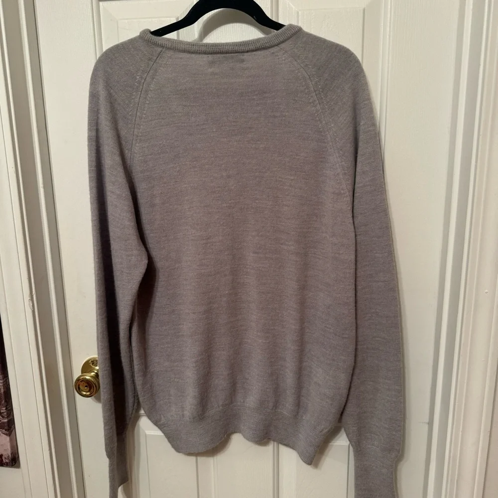 Vintage 90s Christian Dior  V Neck Pullover Sweater  Sz M
